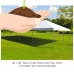 Party Tents Direct 20' x 40' Outdoor Wedding Canopy Event Tent Top ONLY, Green   